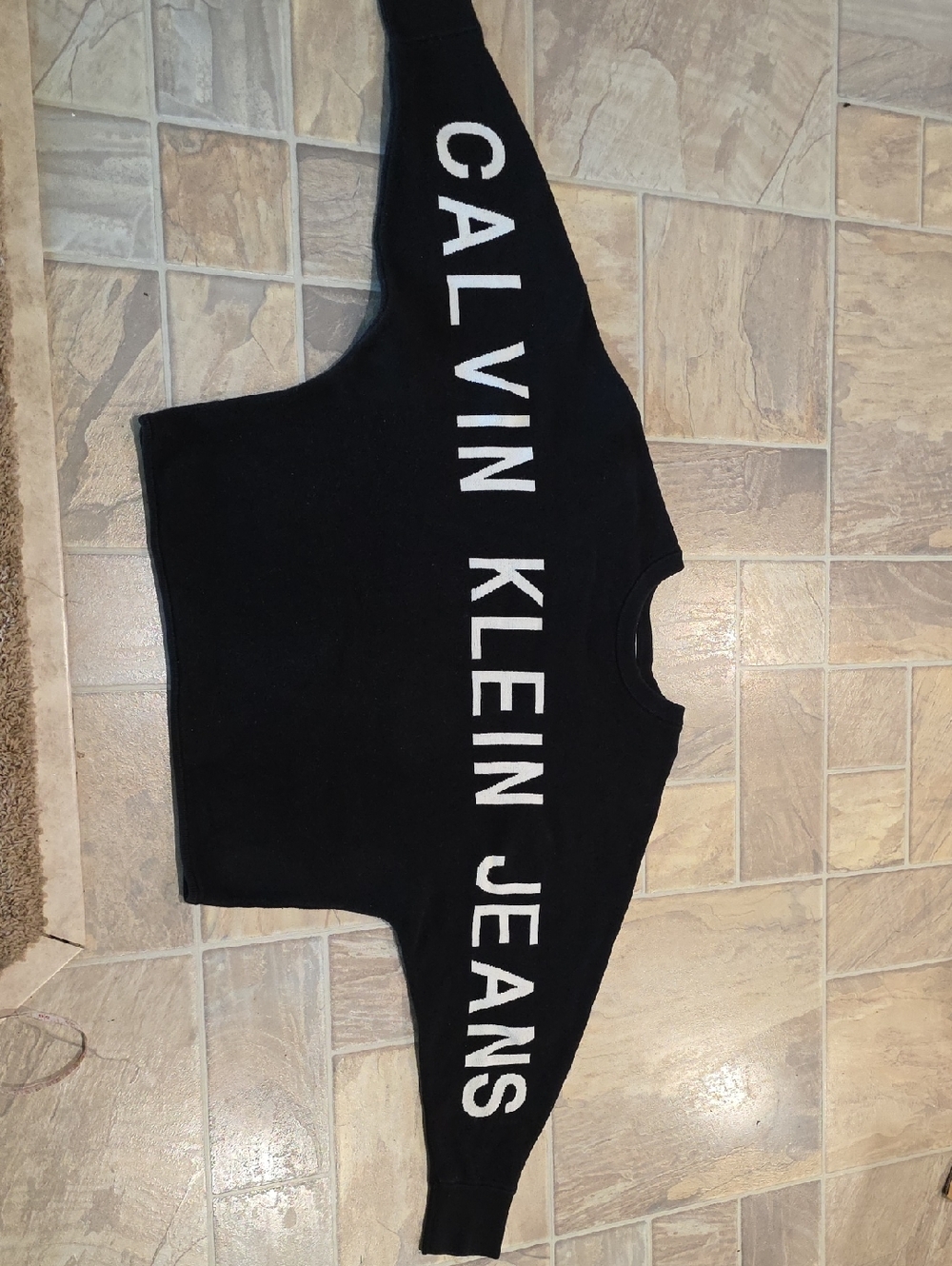 Womens Calvin Klein Black Sweatshirt